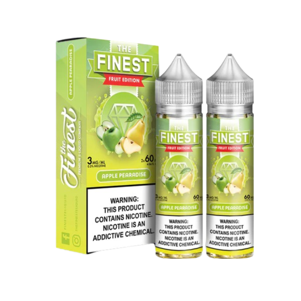 Finest Fruit Edition Freebase Vape Juice 0 Mg Apple Pearadise 