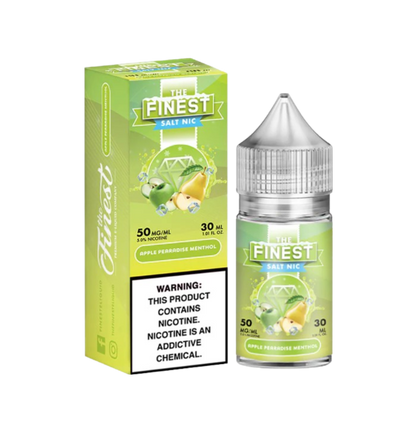 Finest Fruit Edition On Ice Salt Nic Vape Juice 30 Mg Apple Pearadise Menthol 
