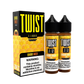 Twist eLiquid Freebase 120mL (2x60mL) Vape Juice 0 Mg Banana Amber (Banana Oatmeal Cookie)