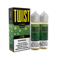 Twist eLiquid Freebase 120mL (2x60mL) Vape Juice 0 Mg Green No.1 (Honewdew Melon Chew)