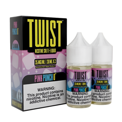 Twist eLiquid Nic Salt 60mL (2x30mL) Vape Juice 35 Mg Purple No.1 (Berry Medley Lemonade)