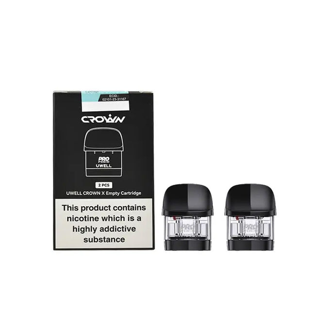 Uwell Crown X Empty Replacement Pod Cartridge Uwell Crown X Empty Replacement Pod Cartridge