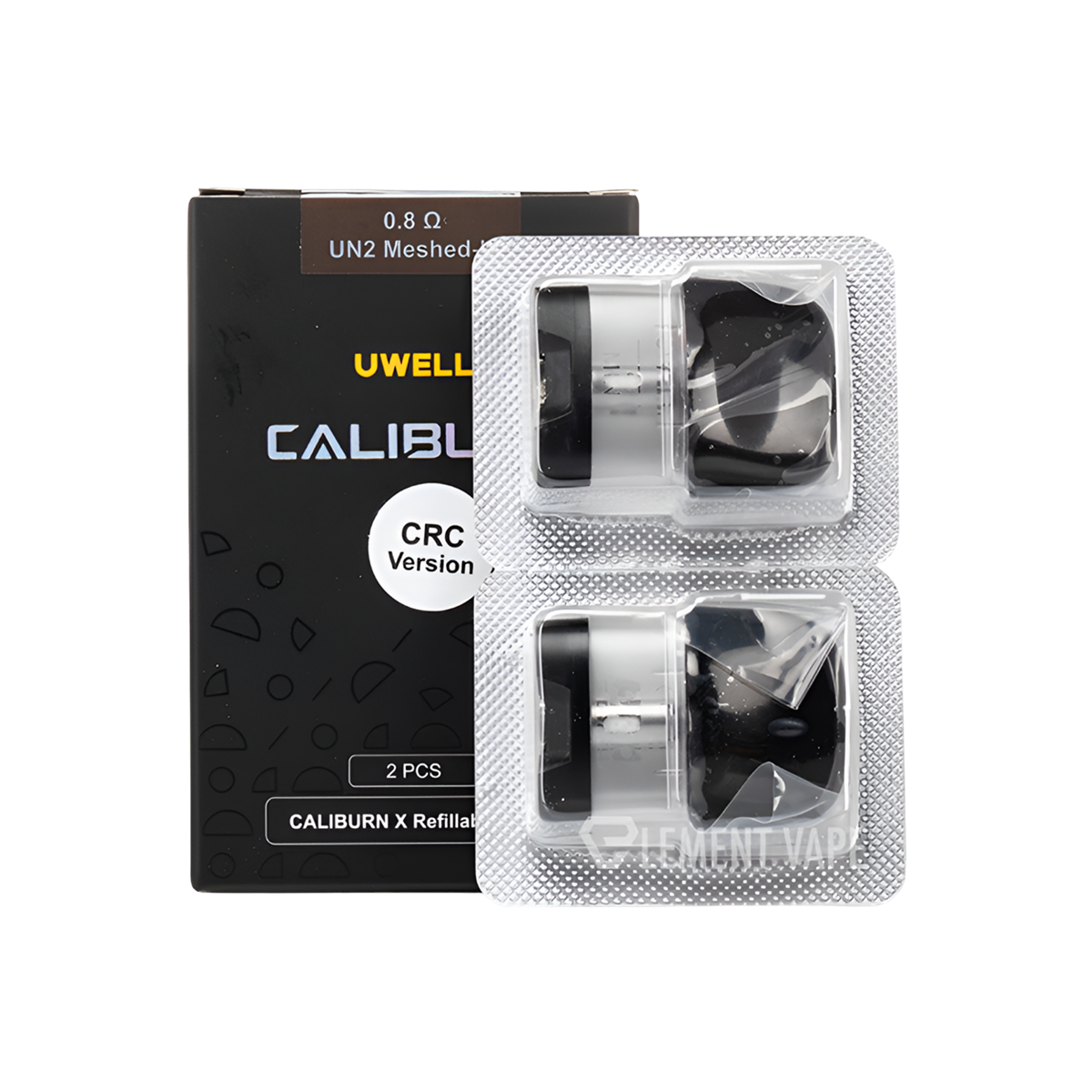 Uwell Caliburn X Replacement Pod Cartridge FeCrAl UN2 Meshed-H Coil - 0.8 Ω  
