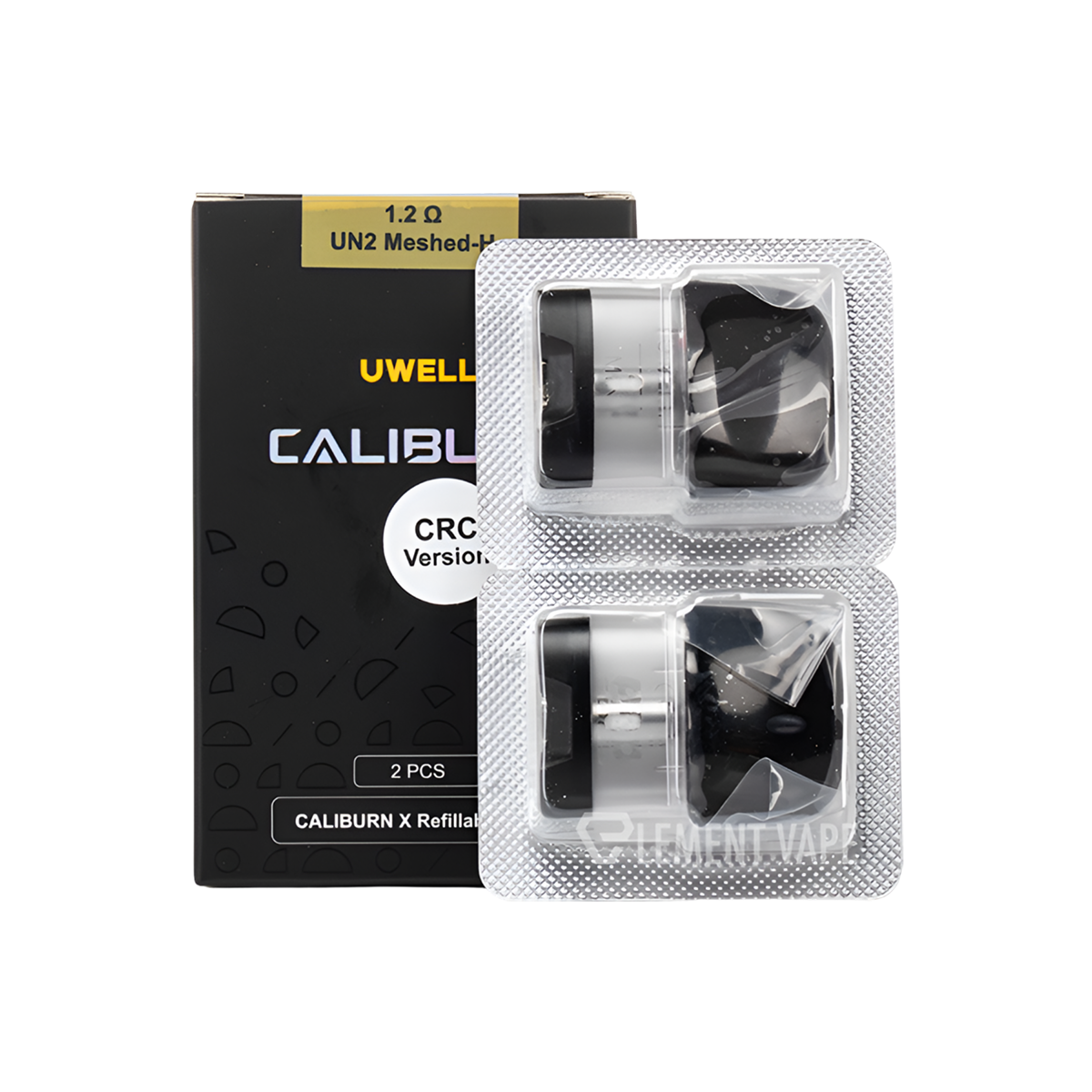 Uwell Caliburn X Replacement Pod Cartridge FeCrAl UN2 Meshed-H Coil - 1.2 Ω  