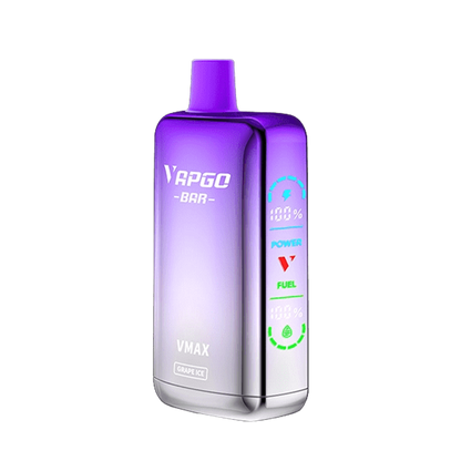 Vapgo Bar Vmax 12K Disposable Vape Grape Ice  