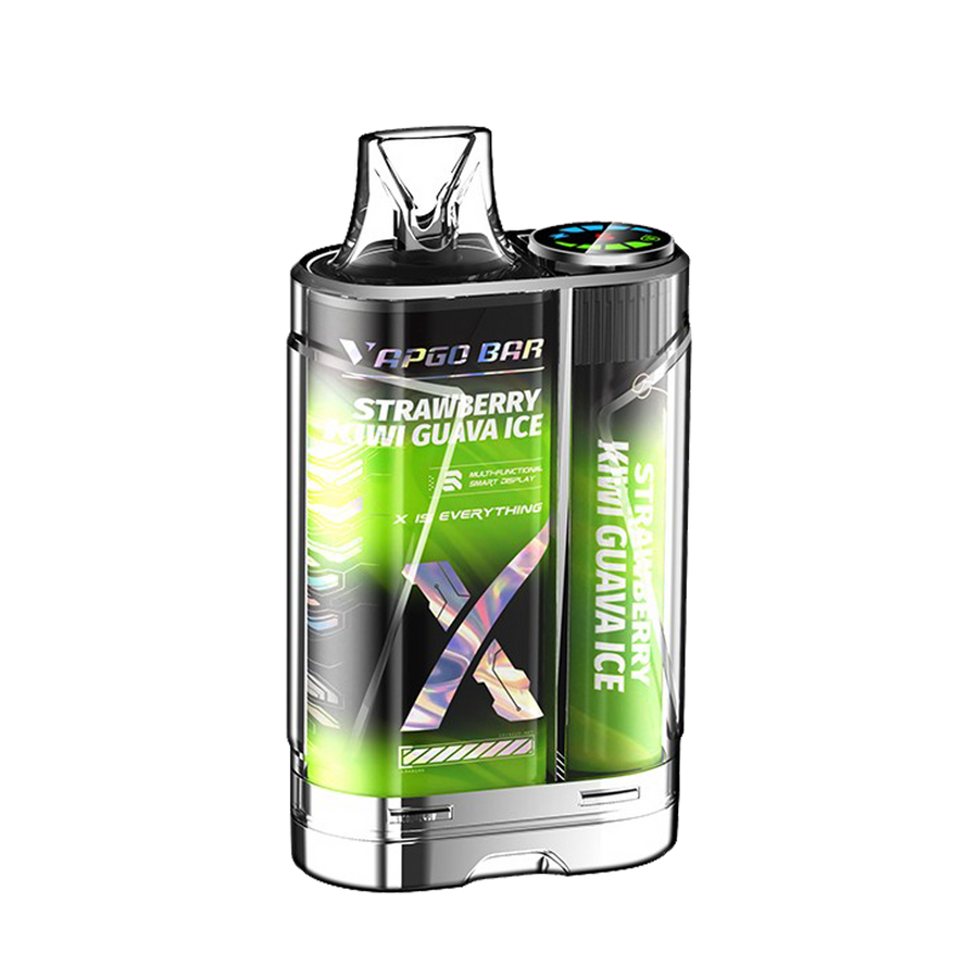 Vapgo Bar X 12K Disposable Vape Strawberry Kiwi Guava Ice  