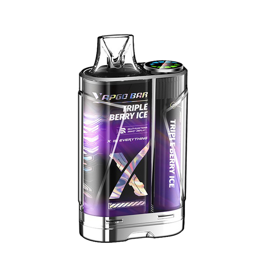 Vapgo Bar X 12K Disposable Vape Triple Berry Ice  