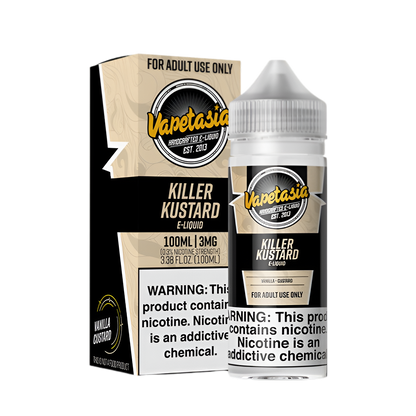 VapeTasia Killer Kustard Freebase Vape Juice 0 Mg 100 Ml Kustard