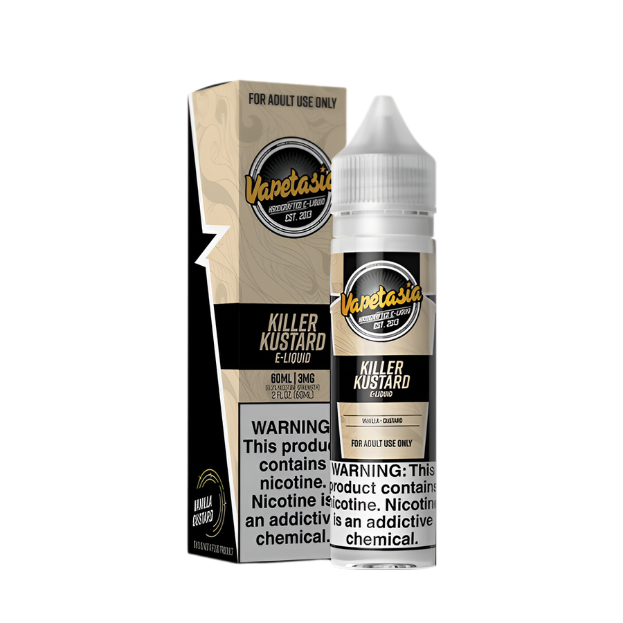 VapeTasia Killer Kustard Freebase Vape Juice 0 Mg Kustard 