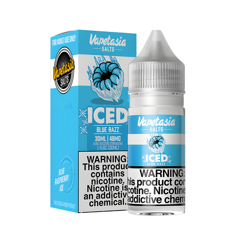 VapeTasia Killer Fruit Iced Salt Nicotine Vape Juice 24 Mg Iced Blue Razz 