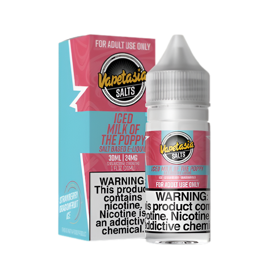 VapeTasia Iced Salt Nicotine Vape Juice 24 Mg Pink Lemonade Iced 
