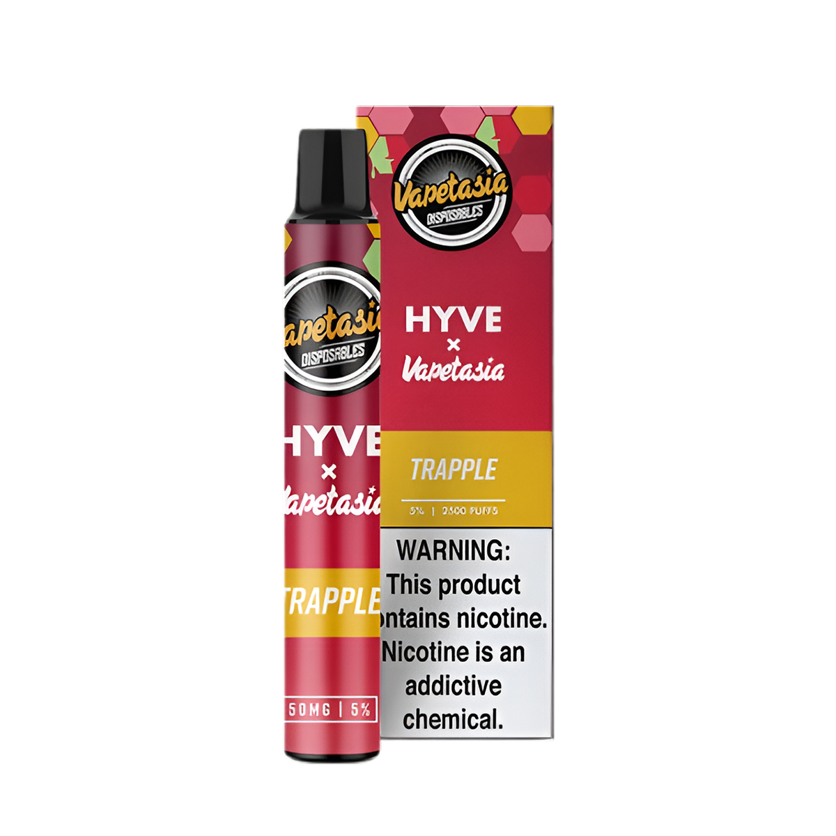 Trapple VapeTasia ☓ Hyve 2500 Disposable Vape | 5% Nic in 7 Flavors