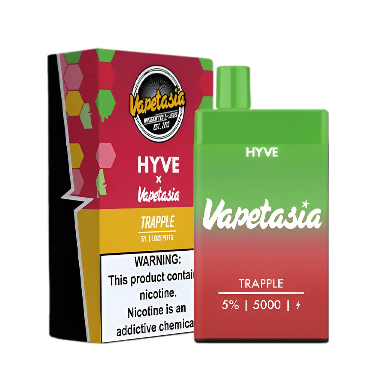 VapeTasia ☓ Hyve 5000 Disposable Vape Trapple  