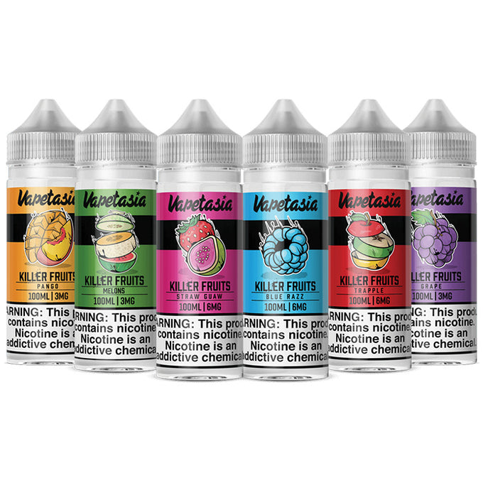 VapeTasia Killer Fruit Iced Salt Nic | 24~48Mg Nic 7 Flavors VapeTasia Killer Fruit Iced Salt Nic | 24~48Mg Nic 7 Flavors