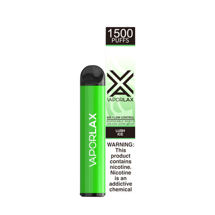 Vaporlax 1500 Disposable Vape Lush Ice  