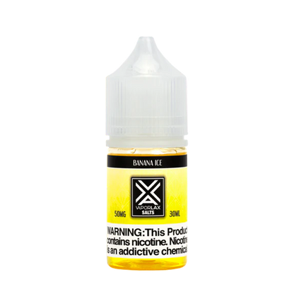 Vaporlax Salt Nicotine Vape Juice 50 Mg Banana Ice 