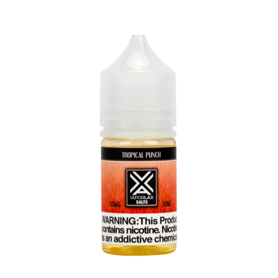 Vaporlax Salt Nicotine Vape Juice 50 Mg Tropical Punch 
