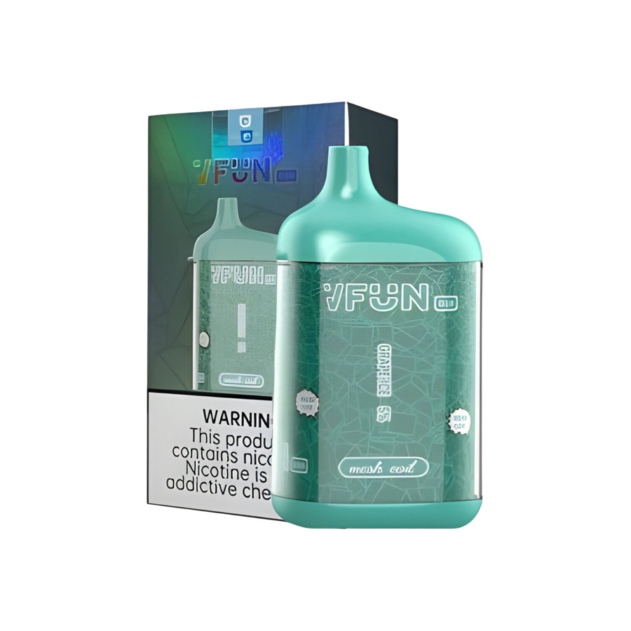 Vfun Box 5000 Disposable Vape Grape Ice  
