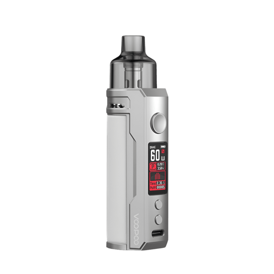Voopoo Drag S Pod-Mod Kit Silver White  