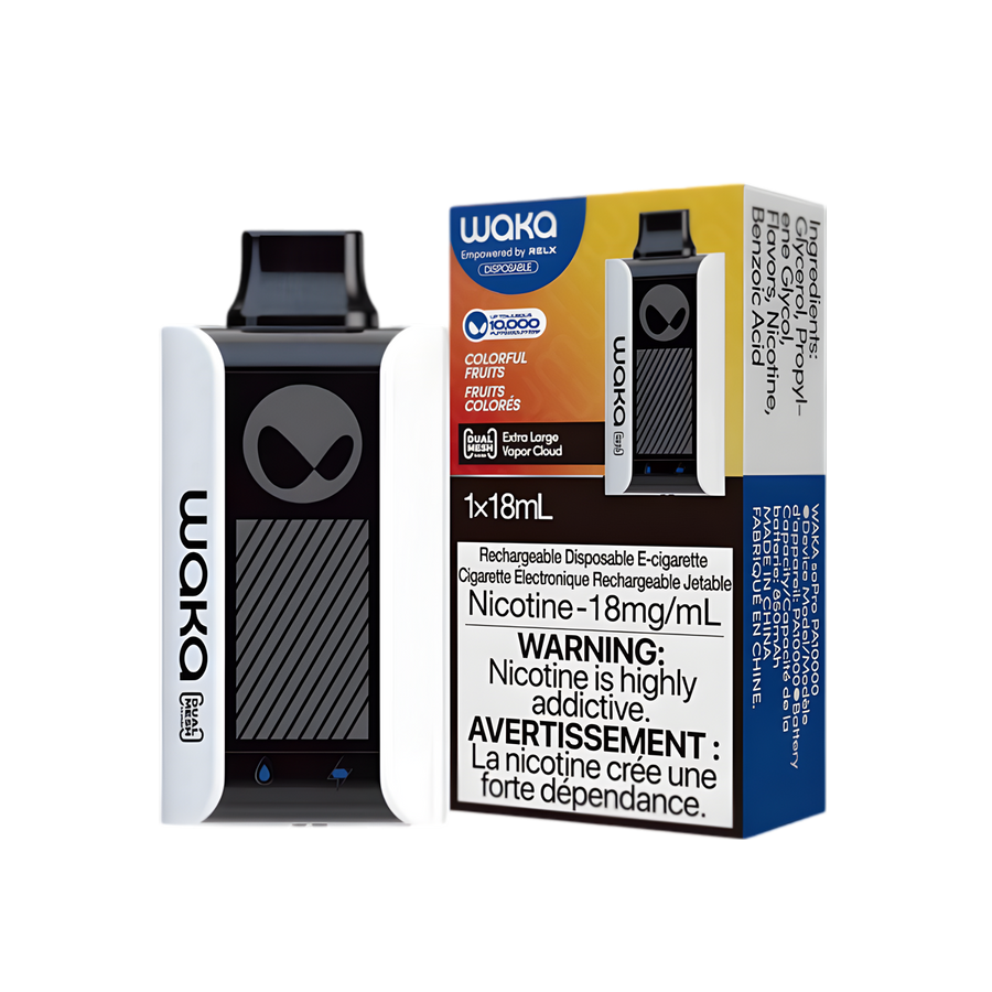 Waka vape boxing round 1, disposable vape contender - WAKA SoPro PA10000 Disposable Vape | 3, 5% Nic in 14 Flavors