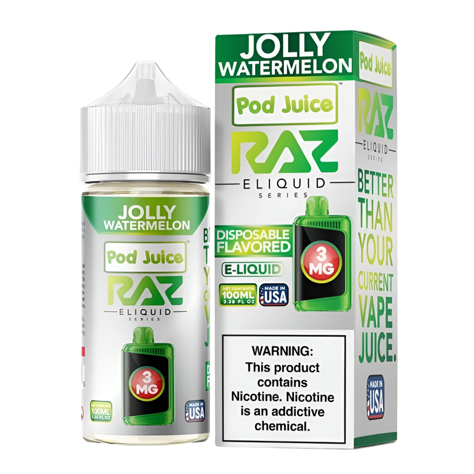 Pod Juice x RAZ Freebase Vape Juice Pod Juice x RAZ Freebase Vape Juice