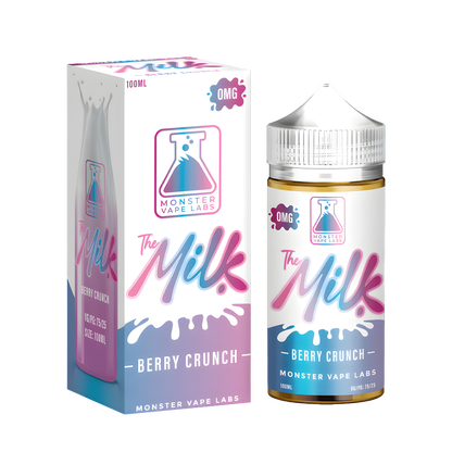 The Milk Monster Freebase Vape Juice 6 Mg Berry Crunch Milk 