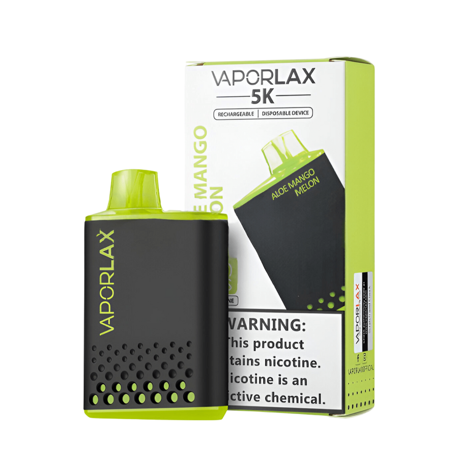 Vaporlax 5K Disposable Vape Aleo Mango Melon  