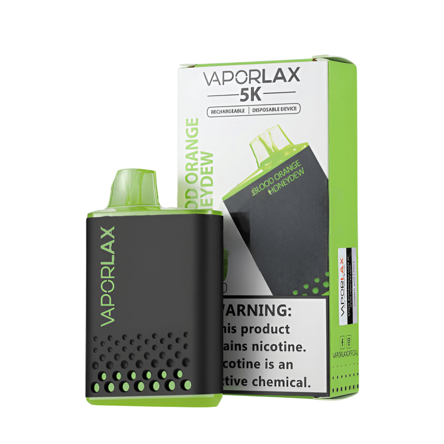 Vaporlax 5K Disposable Vape Blood Orange Honeydew  