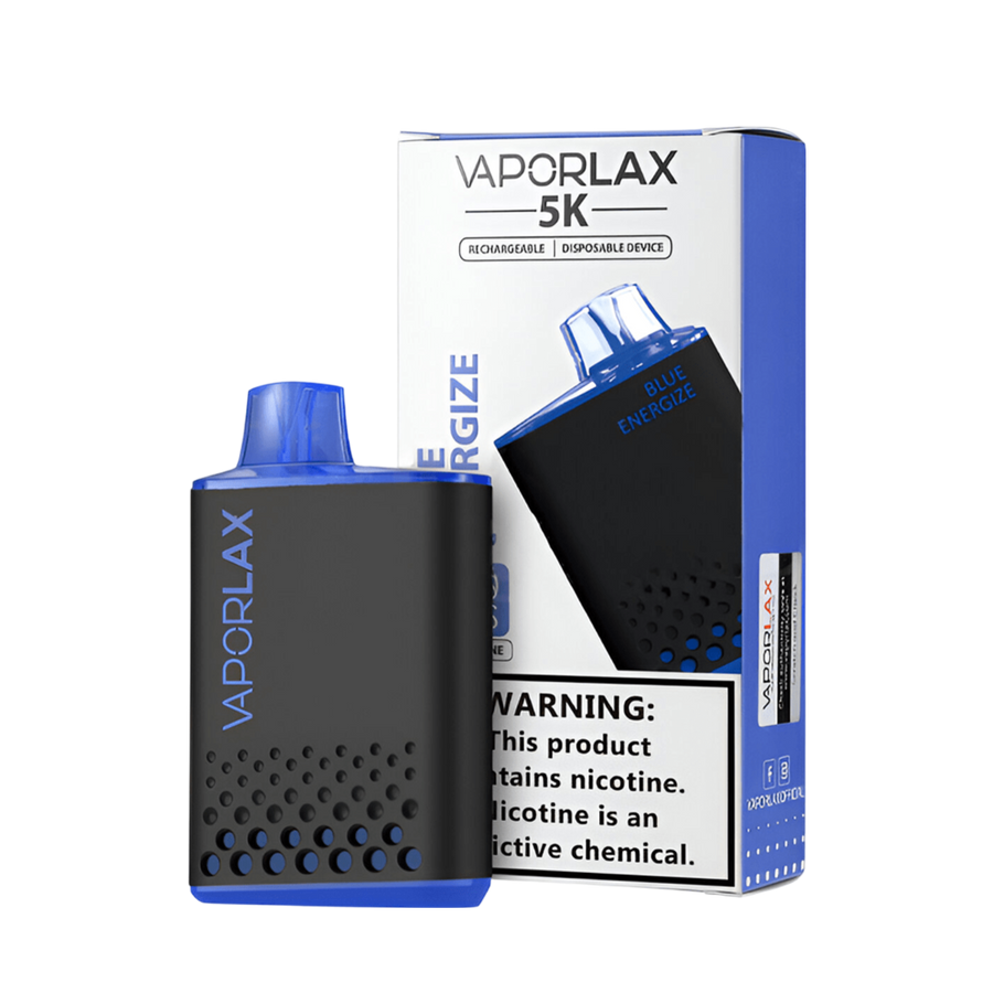 Blue Energy Vape Vaporlax 5K Disposable Vape Blue Energy Vape Vaporlax 5K Disposable Vape