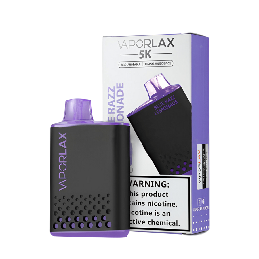Vaporlax 5K Disposable Vape Blue Razz Lemonade  