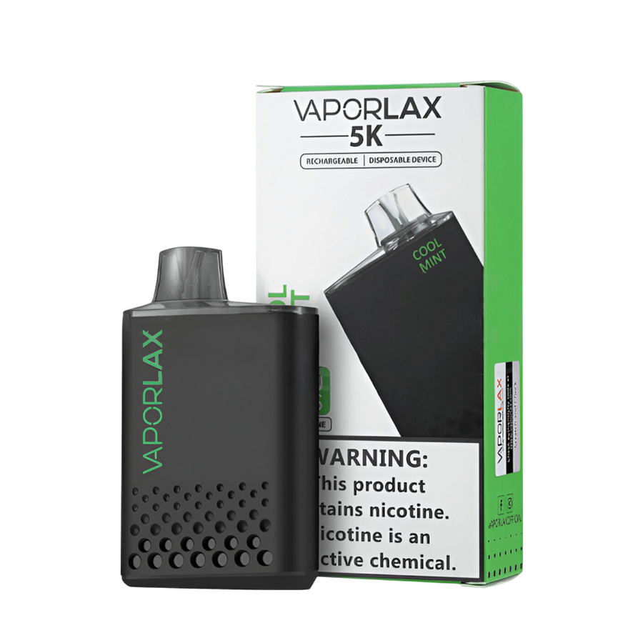 Vaporlax 5K Disposable Vape Cool Mint  