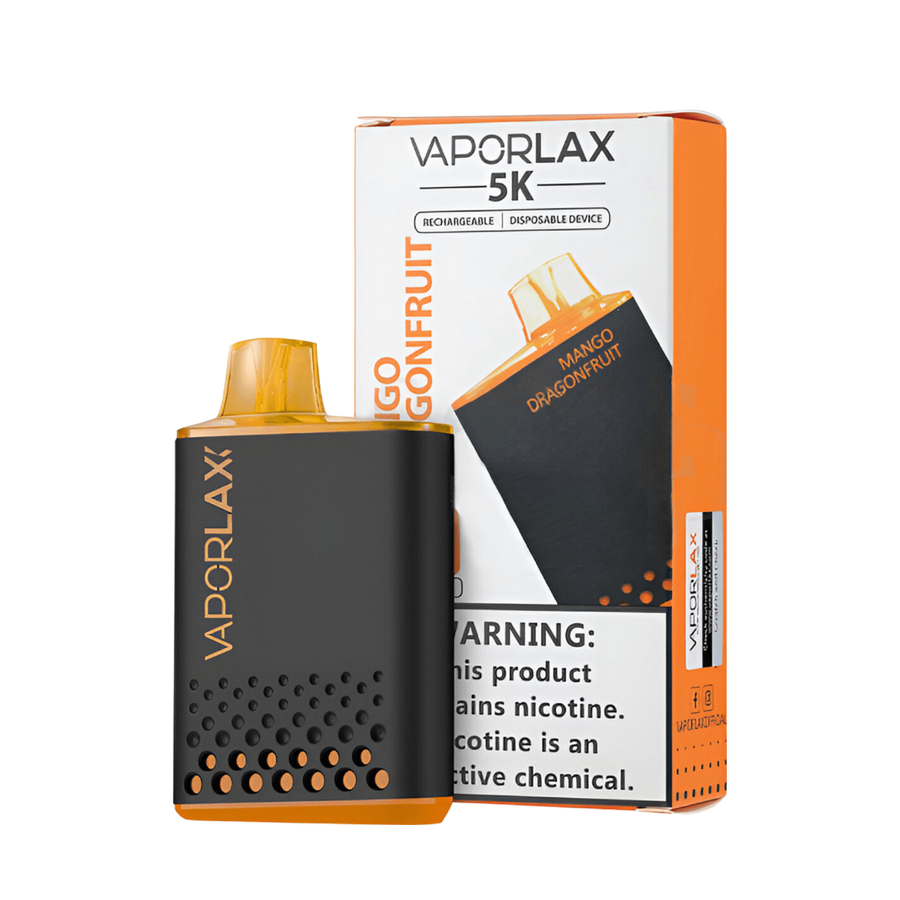 Vaporlax 5K Disposable Vape Mango Dragon Fruit  