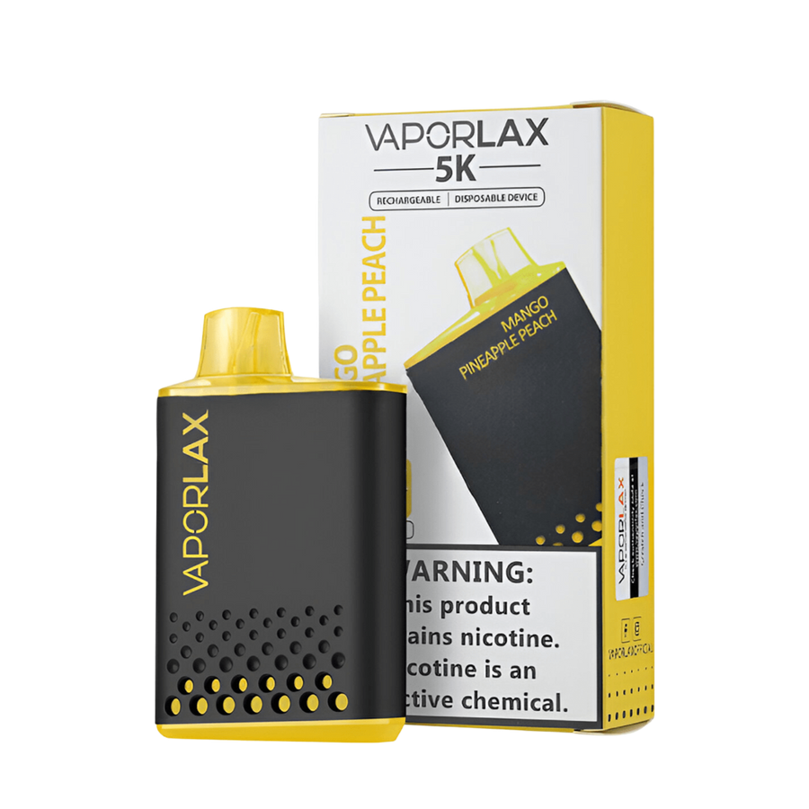 Vaporlax 5K Disposable Vape Mango Pineapple Peach  