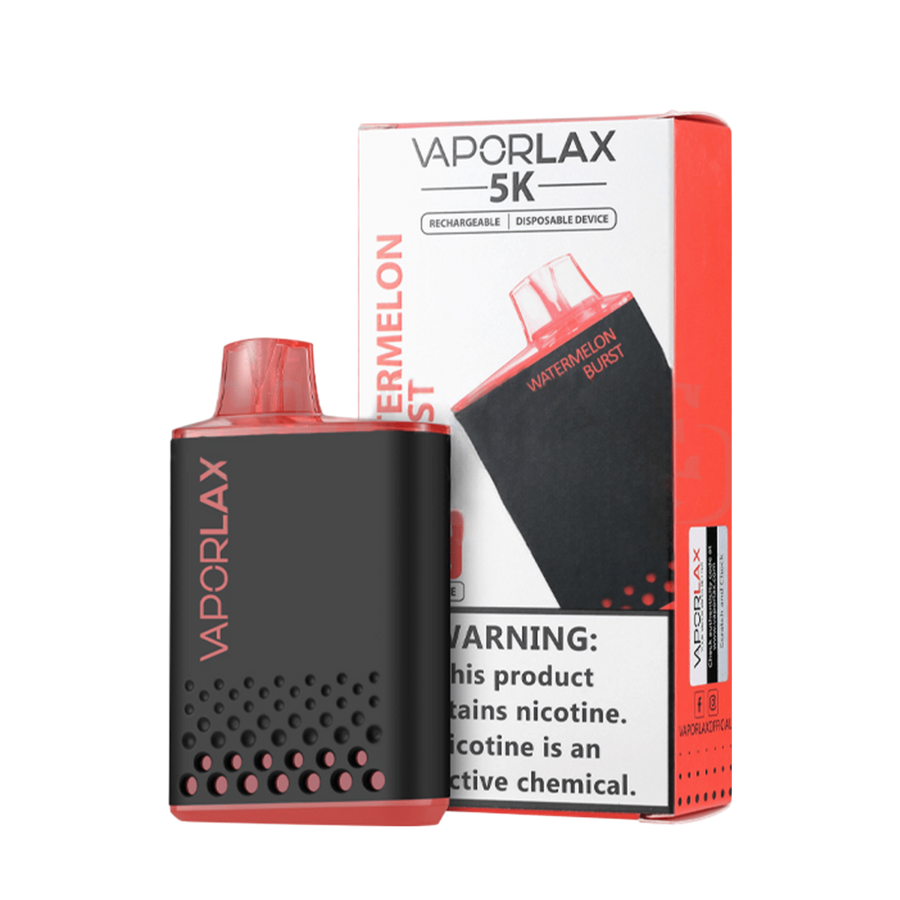 Vaporlax 5K Disposable Vape Watermelon Burst  