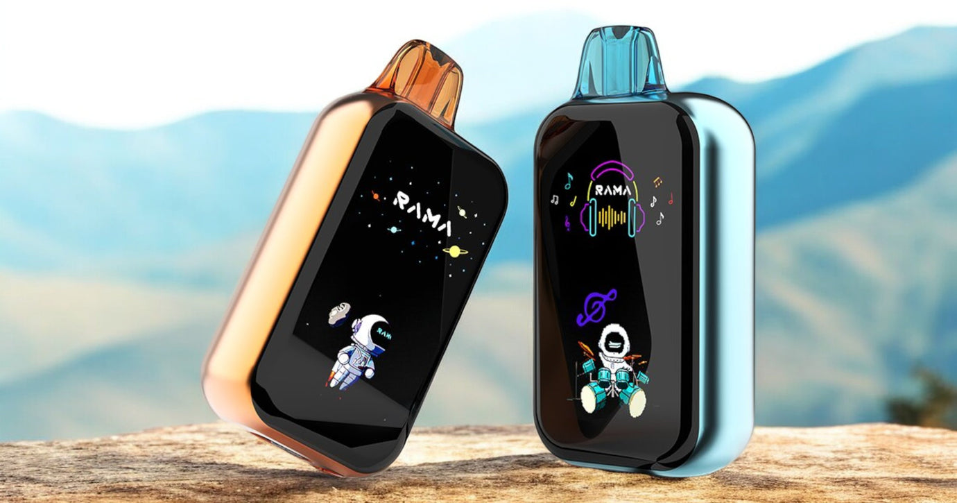 Rama 16K Disposable Vape | Touch Screen, Bluetooth Rama 16K Disposable Vape | Touch Screen, Bluetooth